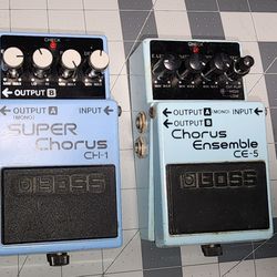 Boss Chorus Ensemble CE5 ANALOG BBD & BOSS Super Chorus CH1