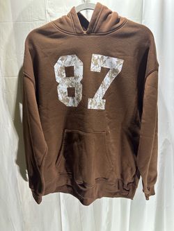 No Comment 87 Women’s L Brown Hooded Sweater