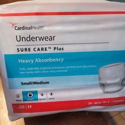 Adult Diapers- Small/medium 