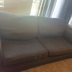 2 Piece Smoke Grey Couches