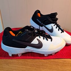 Nike Alpha Huarache Elite 2 Low MCS Baseball Cleats Black AO7961-102 Men’s 13
