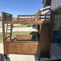 Bunk Bed, Full Bed And Twin Bed