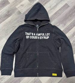 VVS Thats a Awful Lot of Cough Syrup Zip Up Hoodie size S