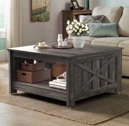 Coffee table, rustic grey