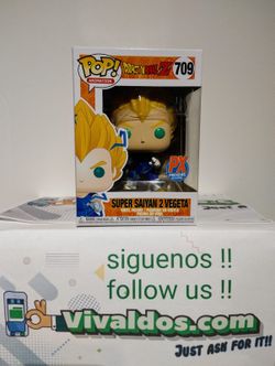 Funko Pop! - Dragonball Z - Super Saiyan 2 Vegeta PX Exclusive #709 W/Protector