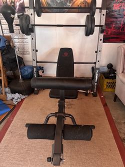 Marcy Olympic Surge Weight Bench with Rack