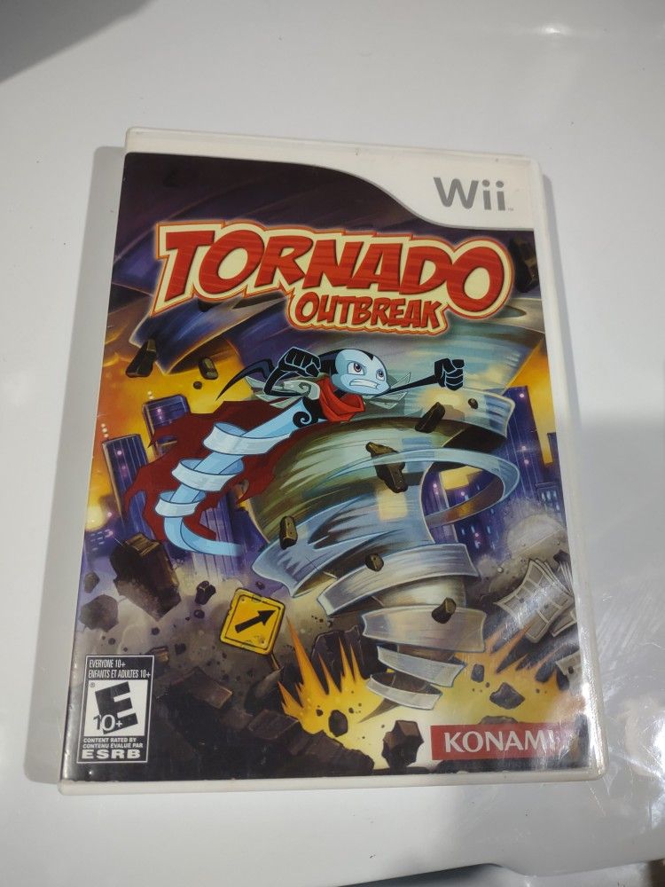 Nintendo Wii Tornado 🌪️ Outbreak Video Game 🎮🎯