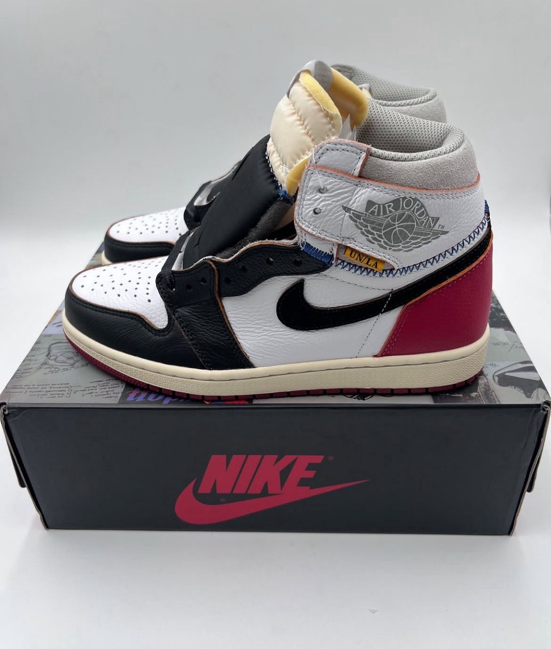Bred Toe Union Jordan 1 High Top