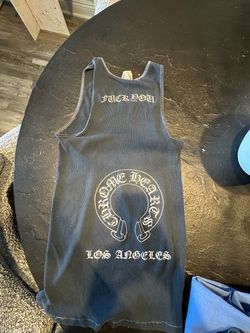 Chrome hearts black tank top