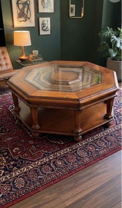 Barolo. Coffee table and  2 side table set . solid wood . $1500