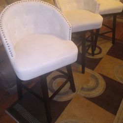 3 Swivel Stools 