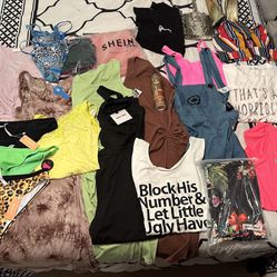 Clothing Lot Women’s Summer 25PC ~19 NEW w/tags!! LARGE/XL