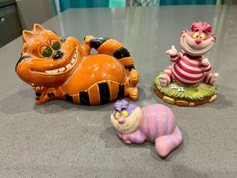 Cheshire Cat Figurine Collection – Set of 3