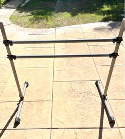 Portable Double Ballet Barre Stand