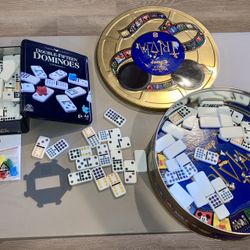 Double Fifteen 15 Dominoes Mexican Train Table Game Huge Set