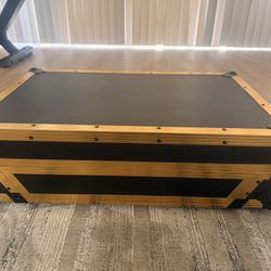 ProX XS-DDJ1000 W FGLD ATA Flight Case for Pioneer DDJ-1000 FLX6 SX3 DJ Controller with 1U Rack Space and Wheels - Gold Black