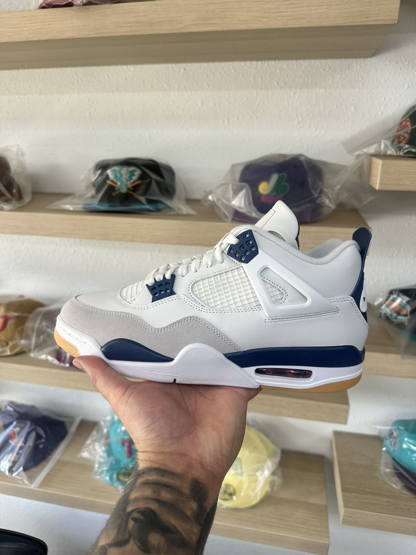 Ds Air Jordan 4 Sb Navy Sz 10