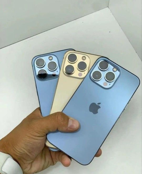 Apple IPhone 13 Pro 128gb Unlocked, FREE Smartwach/ Headphones. Pay $1 Today Rest in payments. NO CREDIT NEEDED FINANCING