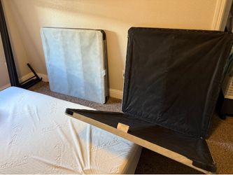 Two Twin XL bed Low Profile Foundation