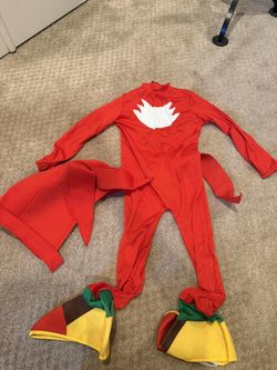 Knuckles Boys Costume Size S