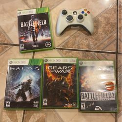 Xbox 360 Games And Controller