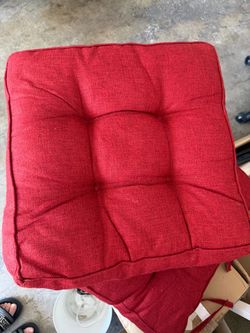 Brand New Red Chair Cushions – $10 Each