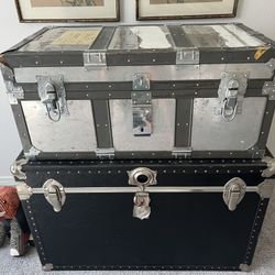 Metal Older Footlocker 