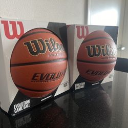 Wilson Evolution Basketballs (2 Of Them) Brand New In Box!