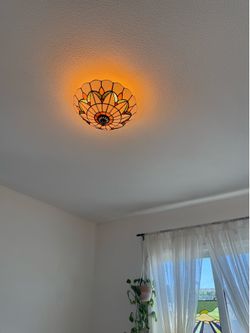 12 inch vintage style chandelier Tiffany style light fixture