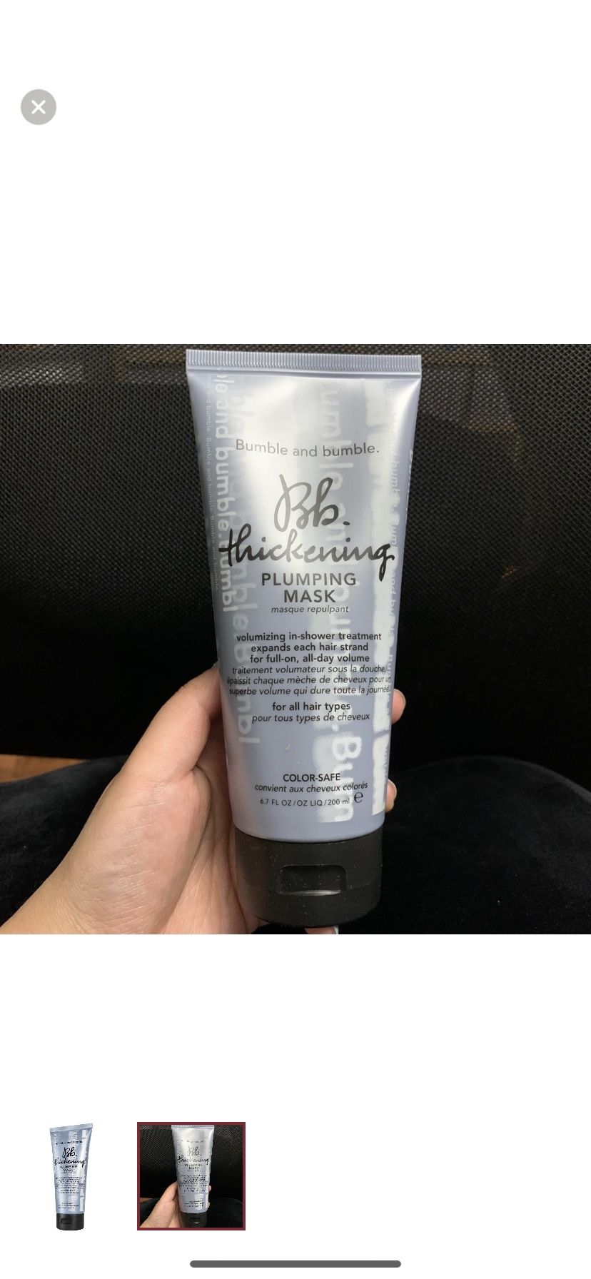 Bumble and bumble Thickening Plumping Mask 6.7 Oz