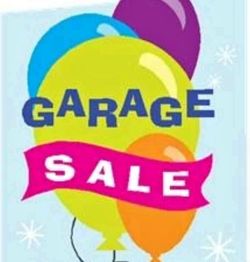 Garage Sale - Saturday June 20 - 10 to 2