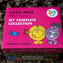 Complete Little Miss 36-Book Collection by Roger Hargreaves | Official Box Set (2018 Edition)