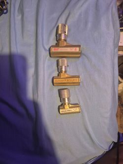 Schrader Bellows Brass Needle Valves