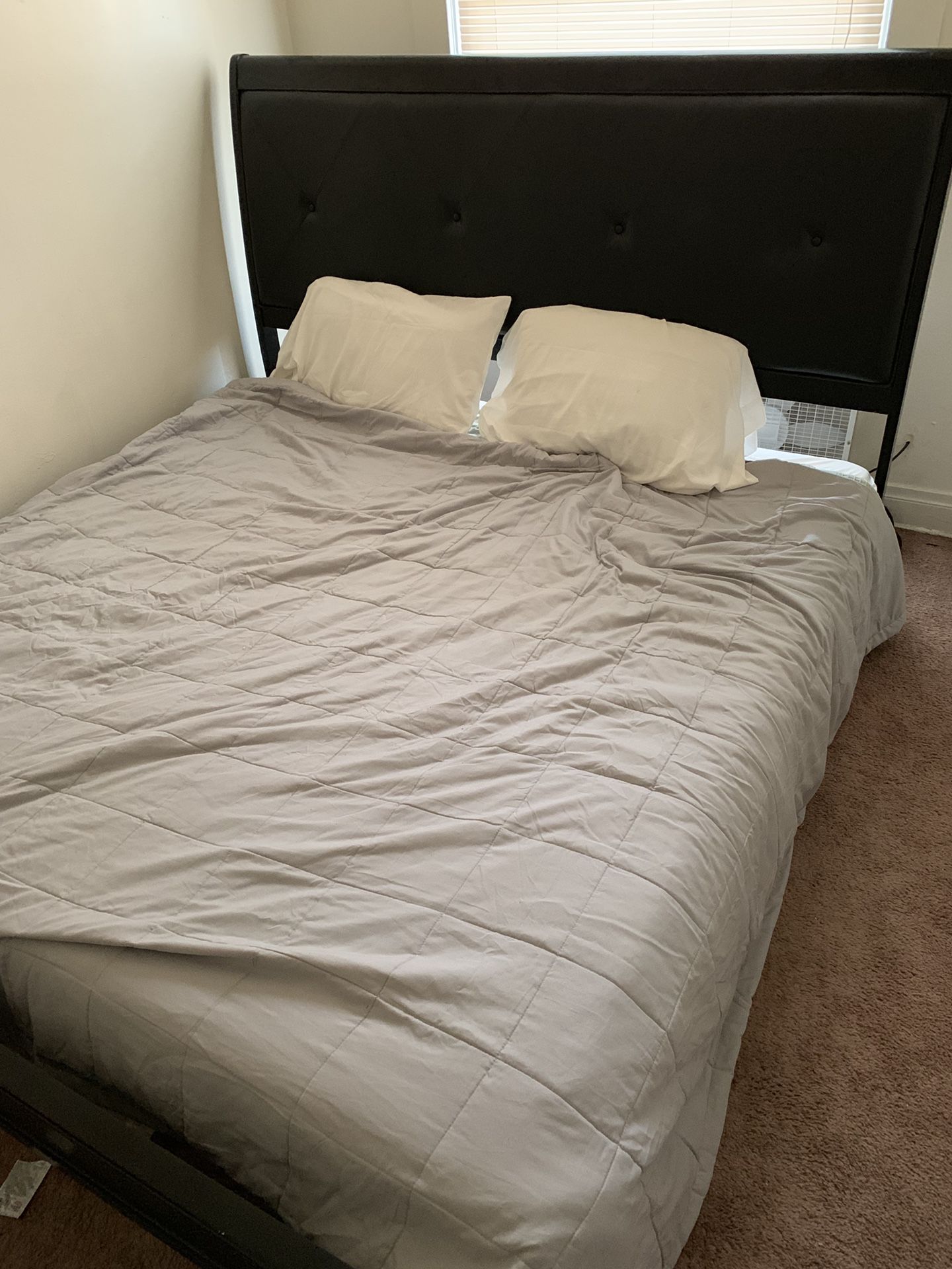 King size bed mattress/frame