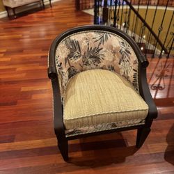 Designer Barrel Chairs Set - Moving Sale