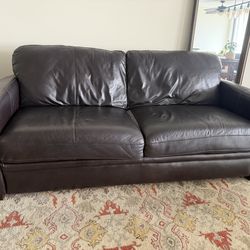 Raymour & Flaningan Leather Couch