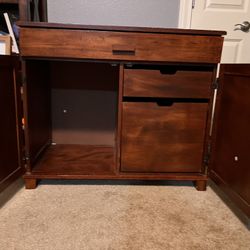 Wooden Utility Cabinet