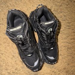 Black Balenci Runners  size 10