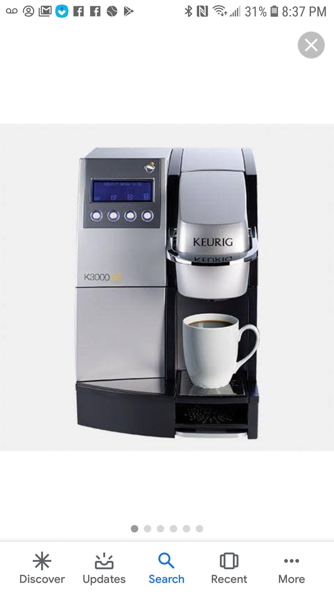 Keurig k3000Se in great condition