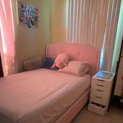 Pink Bed Frame 
