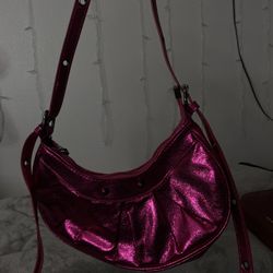 Metallic Pink Purse 