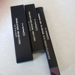 MAC 3 piece - make up, cosmetic - lipgloss, liquid lip color, eyeline 
