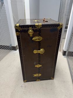 Vintage steamer trunk