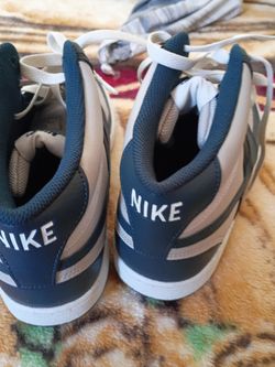 Nike Low-Top Sneakers Blue and White Court Vision