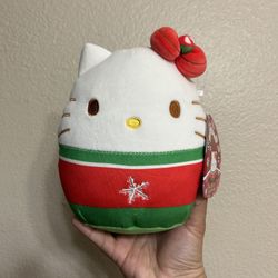 Hello Kitty Christmas Squishmallow ❤️💚