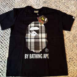 BLACK BATHING APE T SHIRT 