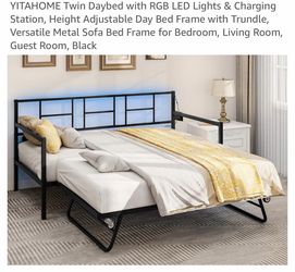 Twin Daybed with Trundle