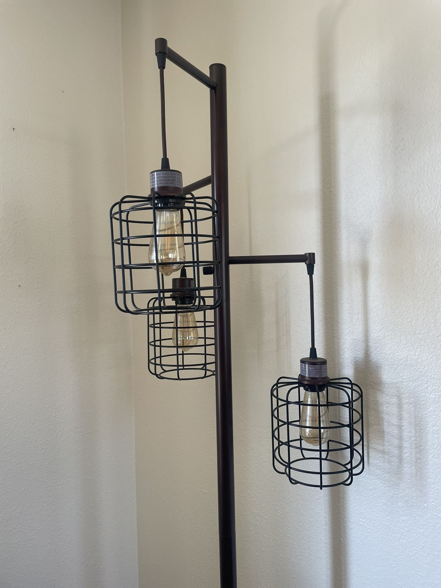 Piper 3-Light Floor Lamp $55 (Bronze & steel)
