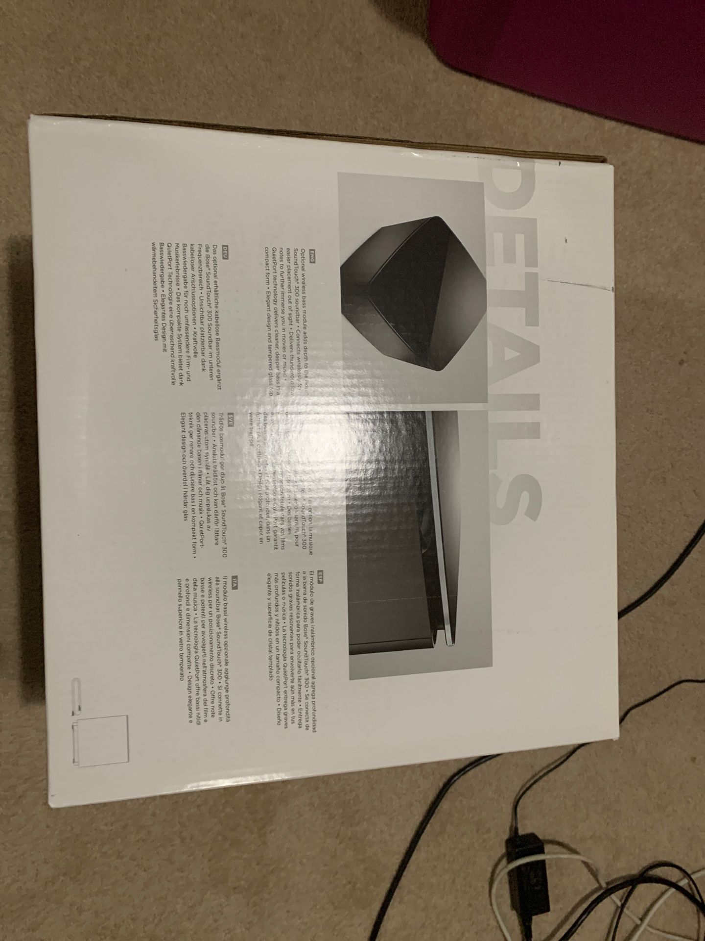 Bose Acoustimass wireless bass module speaker brand new powerful subwoofer