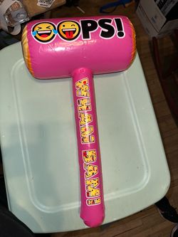 Inflatable Emoji Hammer Toy